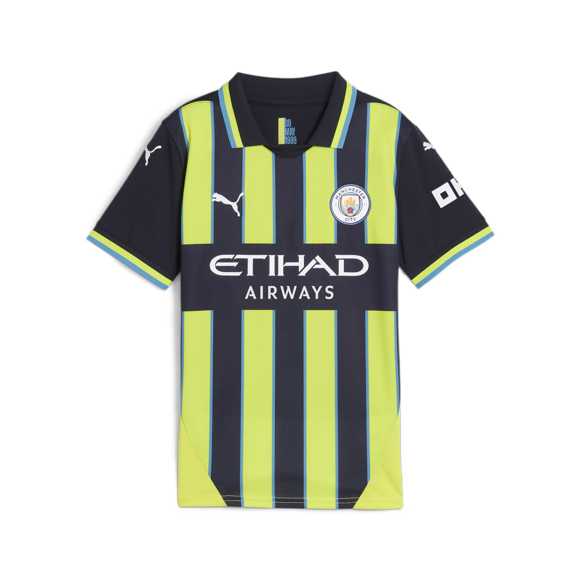 PUMA Manchester City FC Kids 2024/25 Away Soccer Jersey - New Navy, Perfect for Young Fans
| PUMA Manchester City FC Ki