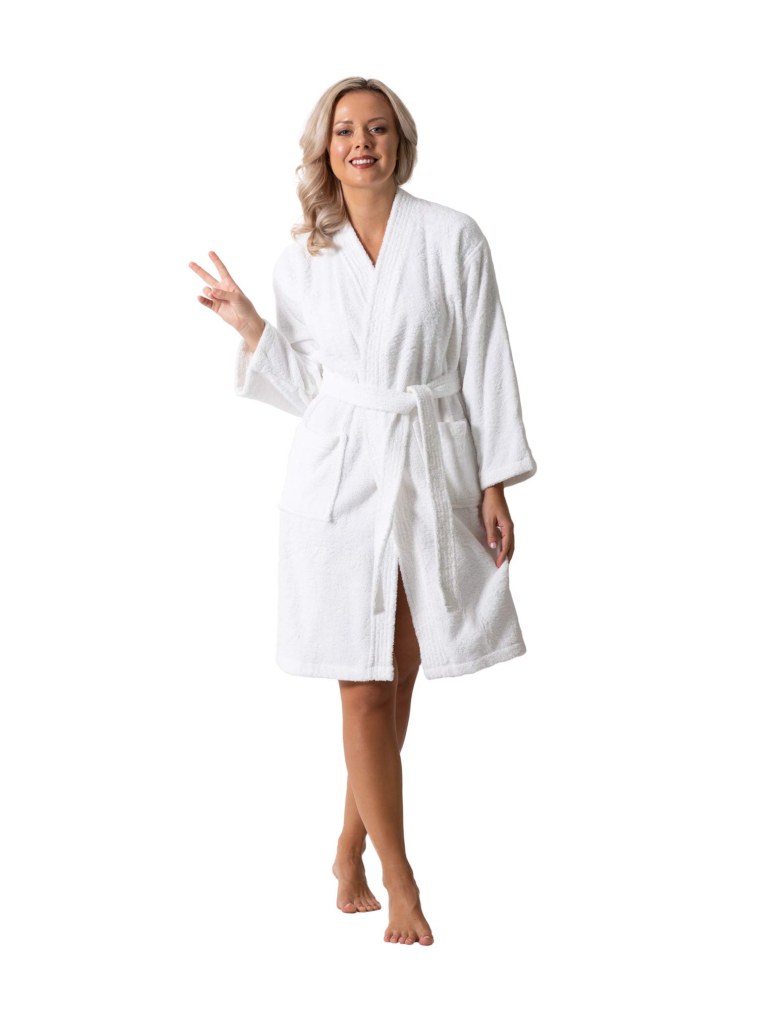 Luxurious Turkish Linen Kimono Collar Terry Bathrobes for Women
| Super-Soft Turkish Terry Kimono Collar Bathrobes for